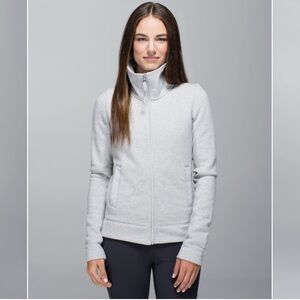 Lululemon En Route Jacket, Grey, Size 6